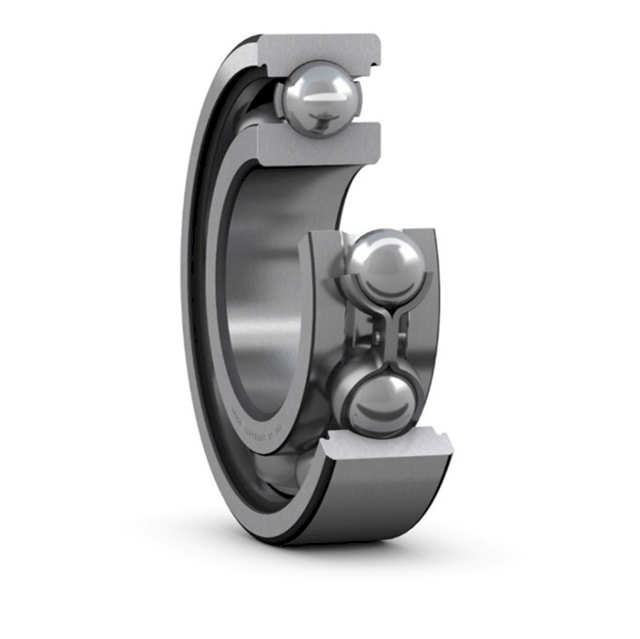 17483_SKF-DEEP-GROVE-BALL-BEARING-OPEN-WITH-STEEL-CAGE-AND-RECESSES-ON-THE-OUTER-RING